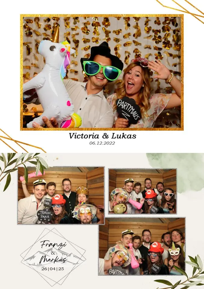 Drucklayout für Fotobox