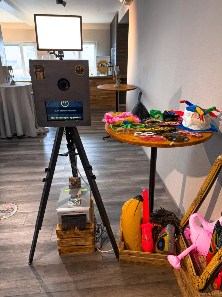 Fotobox für Geburtstag